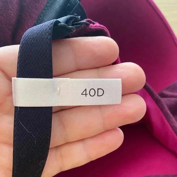 Ambrielle 40D Underwire Lightly Lined Nylon Balconette 3 Hook Adjustable Bra - Picture 6 of 7